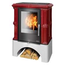 Kachlová kamna ABX Bavaria s výměníkem, Bordó